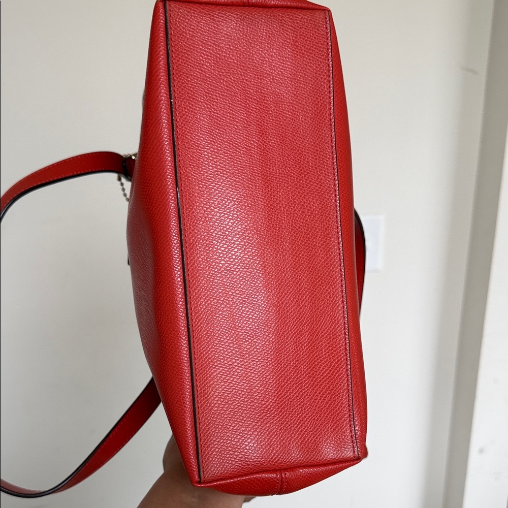 Coach Scarlet Leather Tote - Picture 13 of 14